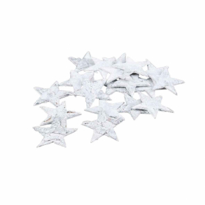Näverstjärnor, vita. 200 st.
