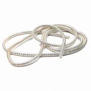 Bouillon tråd / dekorationstråd Silver