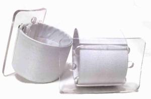 Corsagearmband, Vita. 2 st.