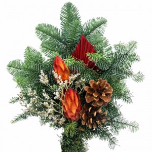 Gravdekoration, bukett med Ananasblommor