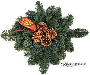 Gravdekoration liggande, ca 50 x 35 cm