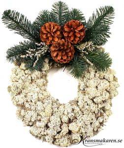 Mosskrans, ca 30x30cm 