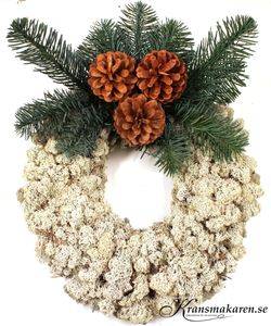 Mosskrans, ca 30x30cm 