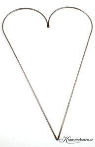Metallhjärta, ca 42cm.