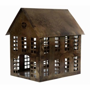 Ljuslykta Hus Antik Brun