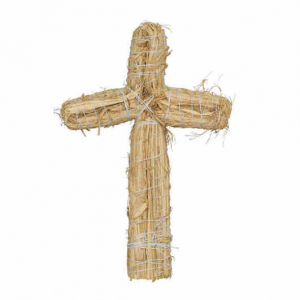 Halmkors  24 x 37 cm