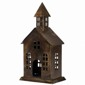 Ljuslykta Kyrka Antik Brun