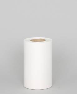 Vitt band, 150 mm. 25m/rulle