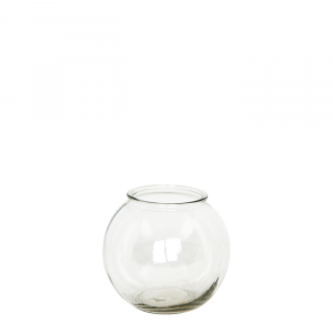 Liten Glasvas rund ca 10.5 cm