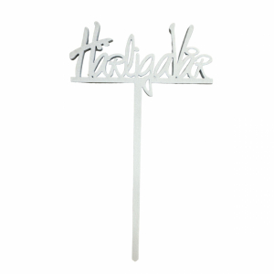 Härliga vår, vit, 10 x 5 cm