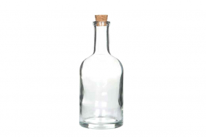 Glasflaska med kork 400 ml