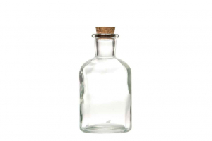 Glasflaska med kork 150 ml