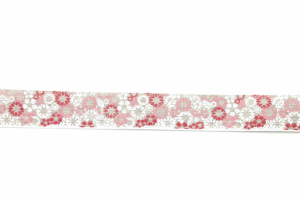 Band med rosa blommor. 2,5 meter