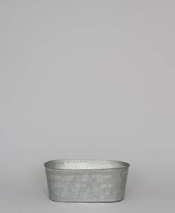 Oval skål, zink. 29,5 cm