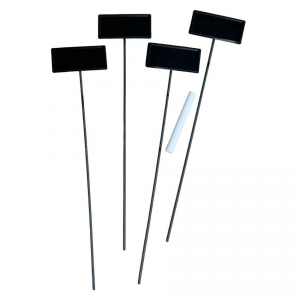 Krittavlor / etiketter 4 st och krita