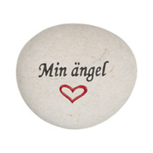 Minnessten med text - Min ängel