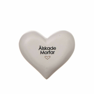 Hjärta med text – Älskade morfar