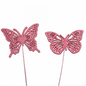 Fjärilar, Rosa. 2 st olika.