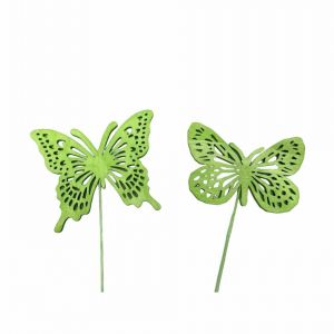Fjärilar, Grön. 2 st olika.