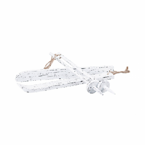 Skidor och stavar. vit. 20 cm