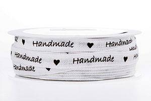 Band med texten Handmade (3 meter)