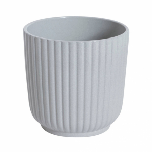 Kruka Randig Grå 10 cm