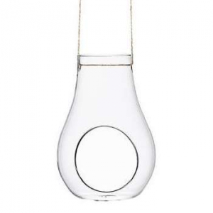 Glasdekoration att hänga 12x11.3x17.5 cm