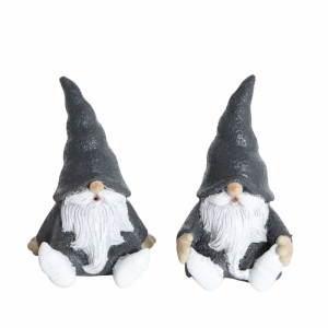 Tomtar Grå, 2 olika 9,5 cm