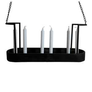 Ljusfat hängande för 6 kronljus