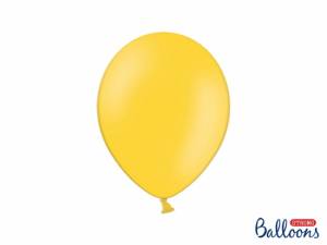 Ballonger i pastellfärger, Honungsgul, 27 cm. (10 st)