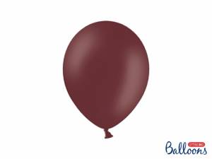 Ballonger i pastellfärger, Rödbrun, 27 cm. (10 st)