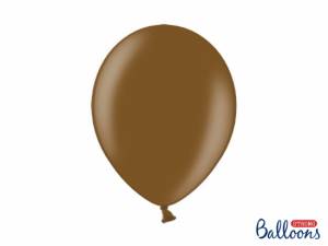 Ballonger, metallisk effekt, Chokladbrun, 30 cm. (10 st)