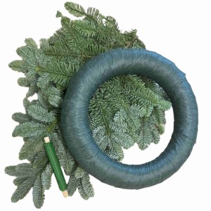 Kranspaket - Kransstomme med kranspapp, tråd och ädelris