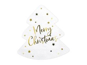Servetter Merry Christmas, 16x16.5 cm 20 st