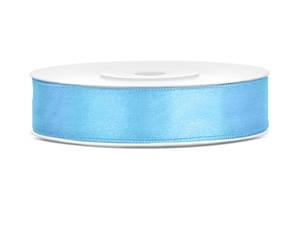 Satinband, Himmelsblå, 12 mm ( 25 meter )