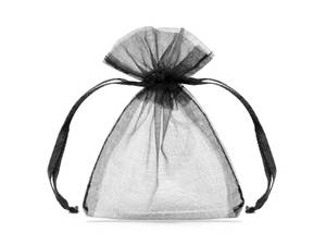 Organzapåsar, Svarta, 20 st, ca 10 x 7,5 cm