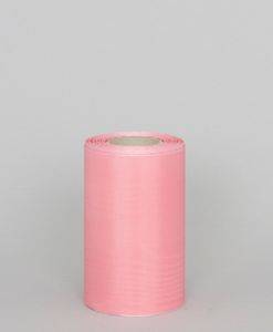 Ljusrosa band, 150 mm. 25m/rulle