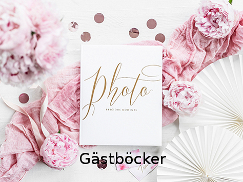 Gästböcker till bröllopet