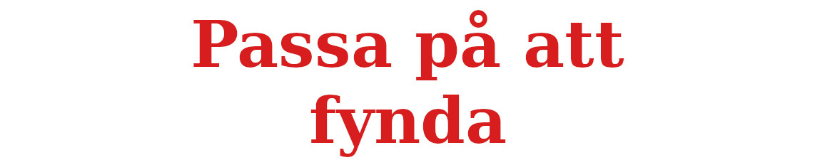 Pynt & pyssel till fyndpris