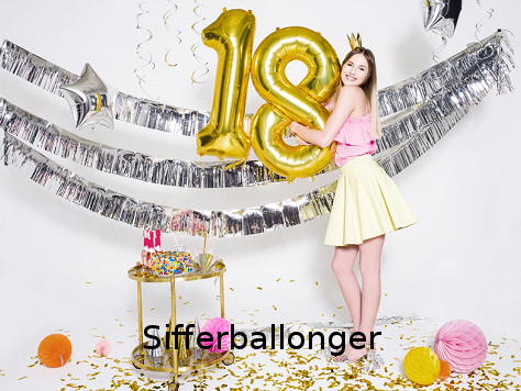 Ballonger med siffror
