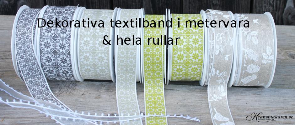 Textilband i metervara