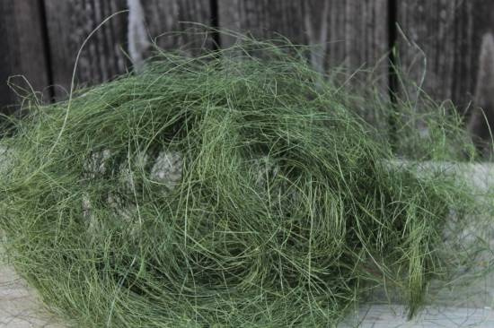 Sisalfiber mossgrön/skogsgrön 500 g