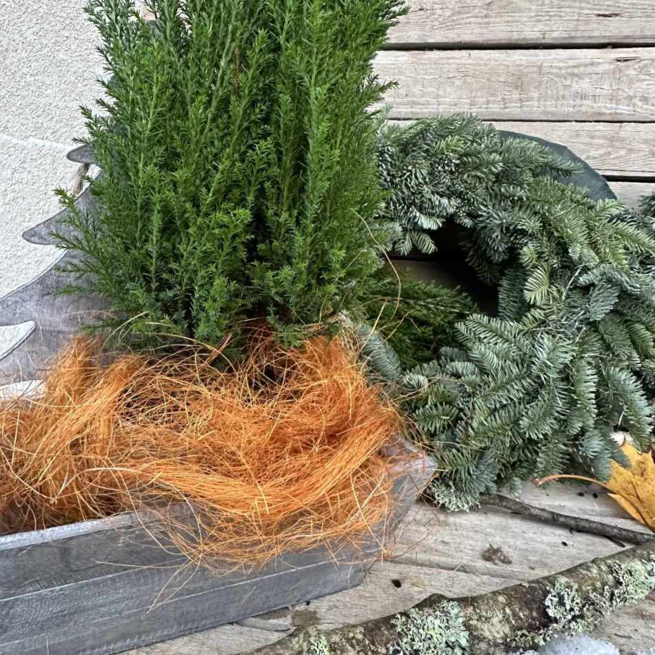 Sisal, mörk terrakotta, 20g