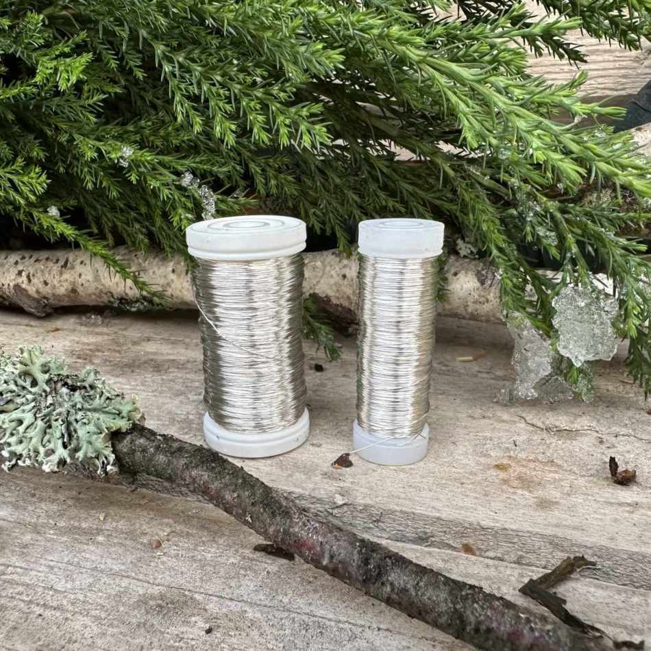 Myrtentråd, silver. 50 g