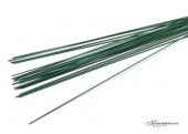 Blomtråd / skafttråd Grön. 0,9 mm. 40 cm ( ca 20 st )