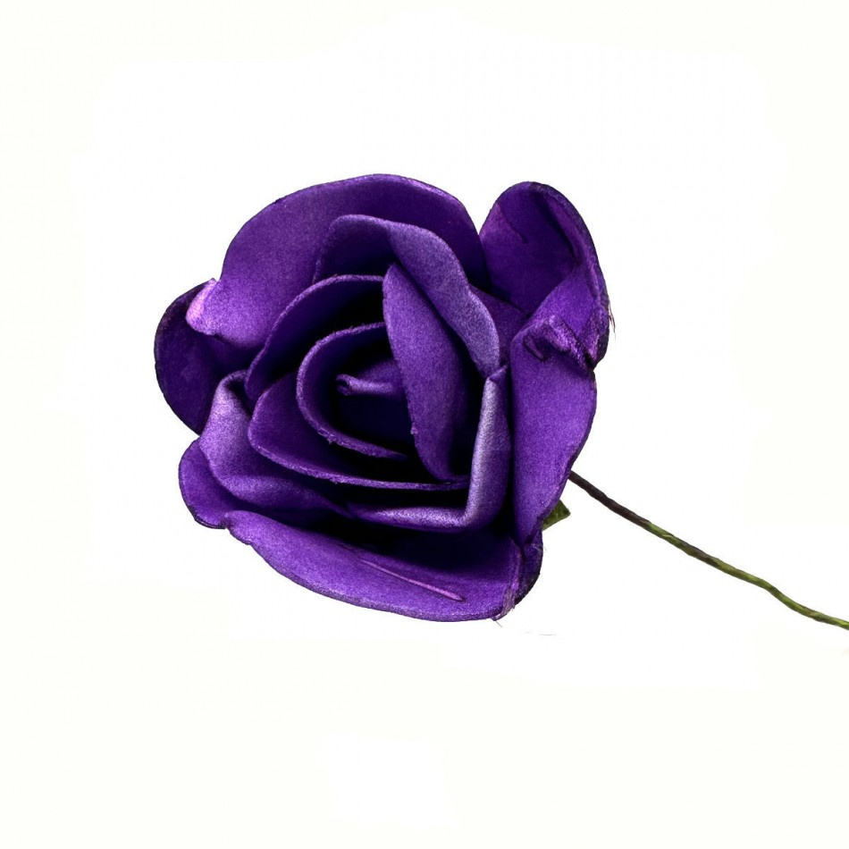 Mörklila Rosor 3 st