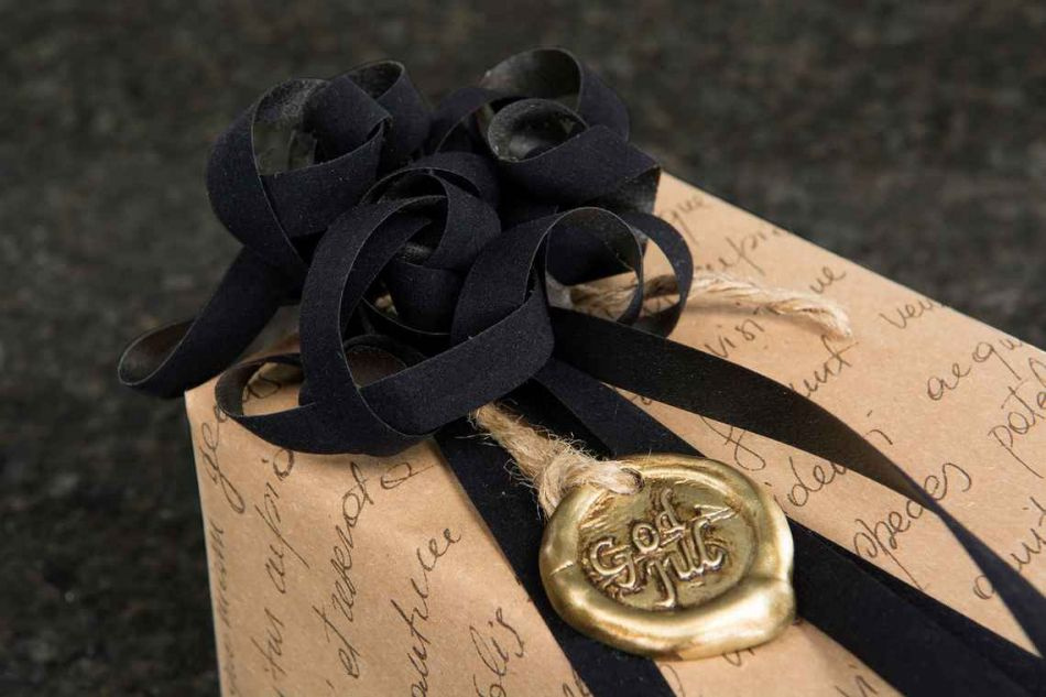 Sigill guldfärgade - God jul. 5 st