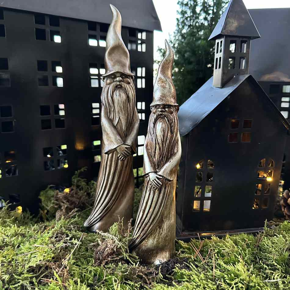 Tomte Stående, Champagne. 6 X 25cm