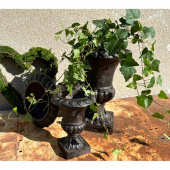 Kruka / Pokal, Brun 18 cm. Kruka / Pokal, Brun 18 cm.