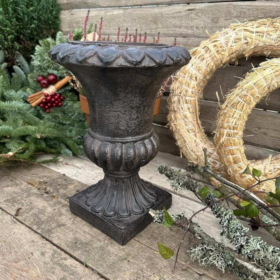 Kruka / Pokal, Brun 30 cm.